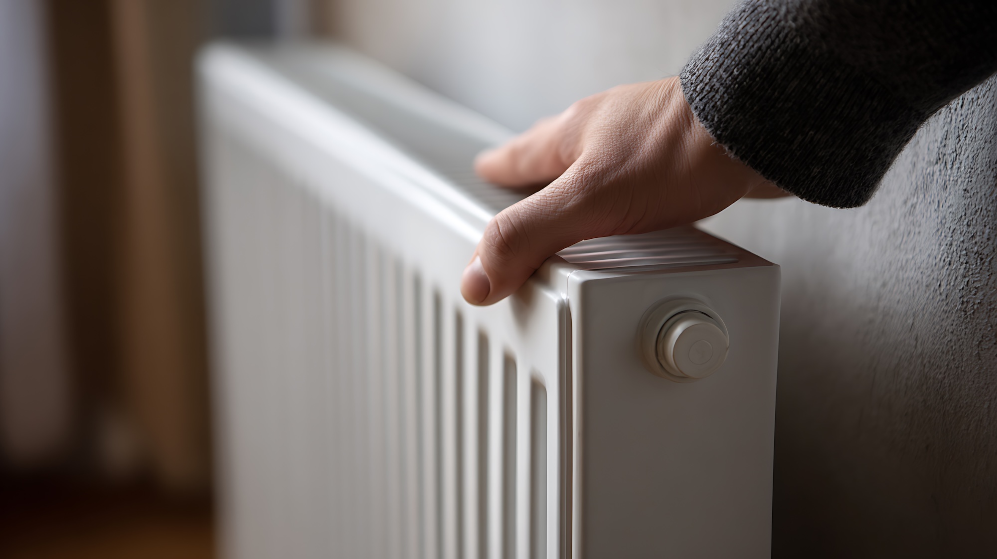 Central heating system installed in a UK home