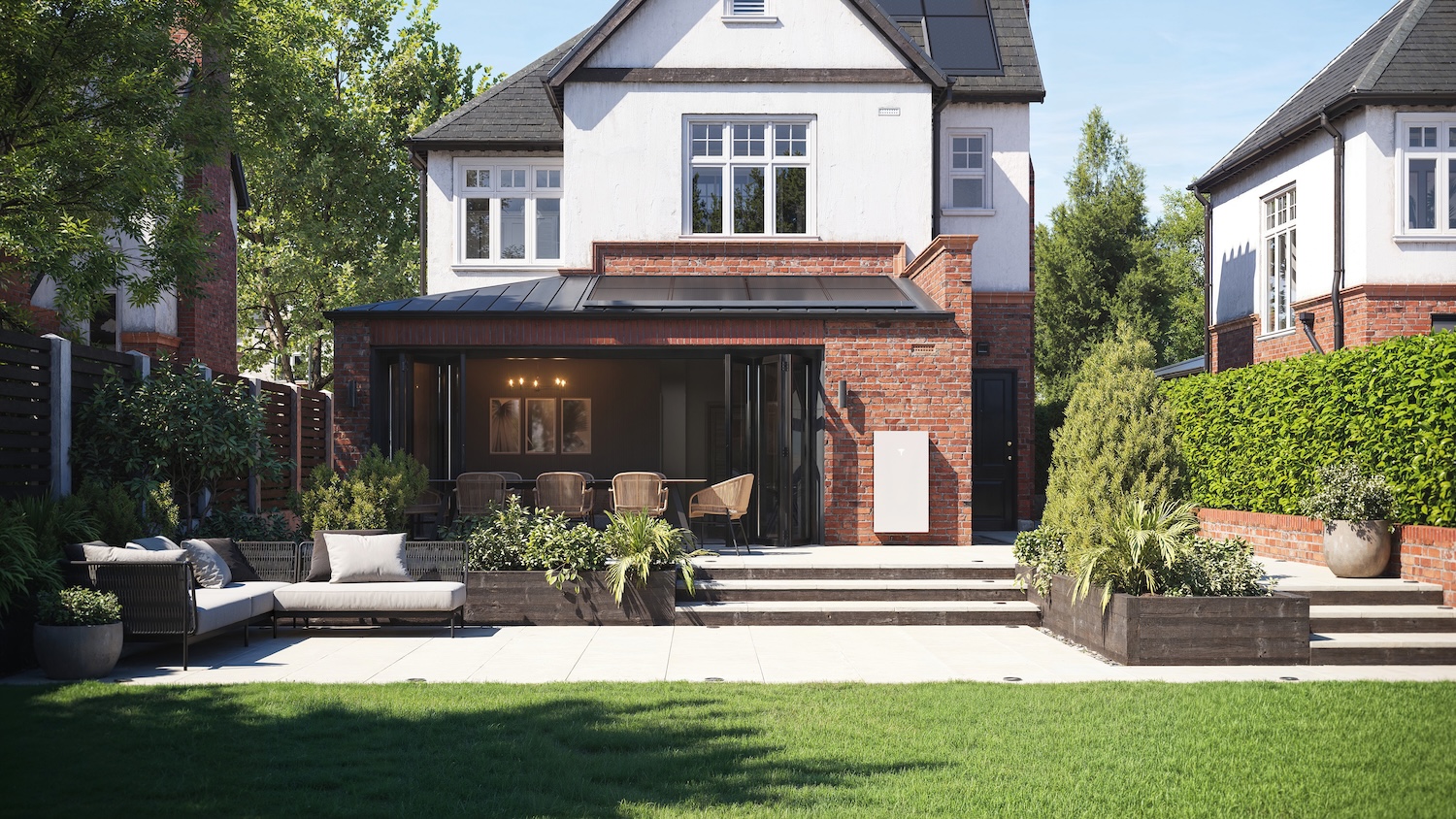 Tesla Powerwall 3 home battery storage unit mounted on a wall